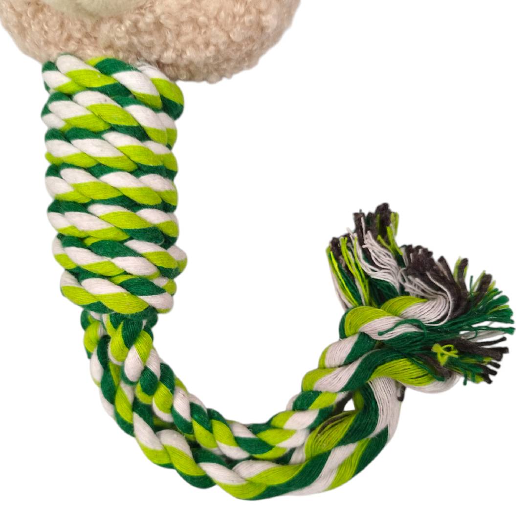 CT9589 1 Pieza De Juguete De Cuerda Y Peluche Con Diseño de Oso Para Mascota