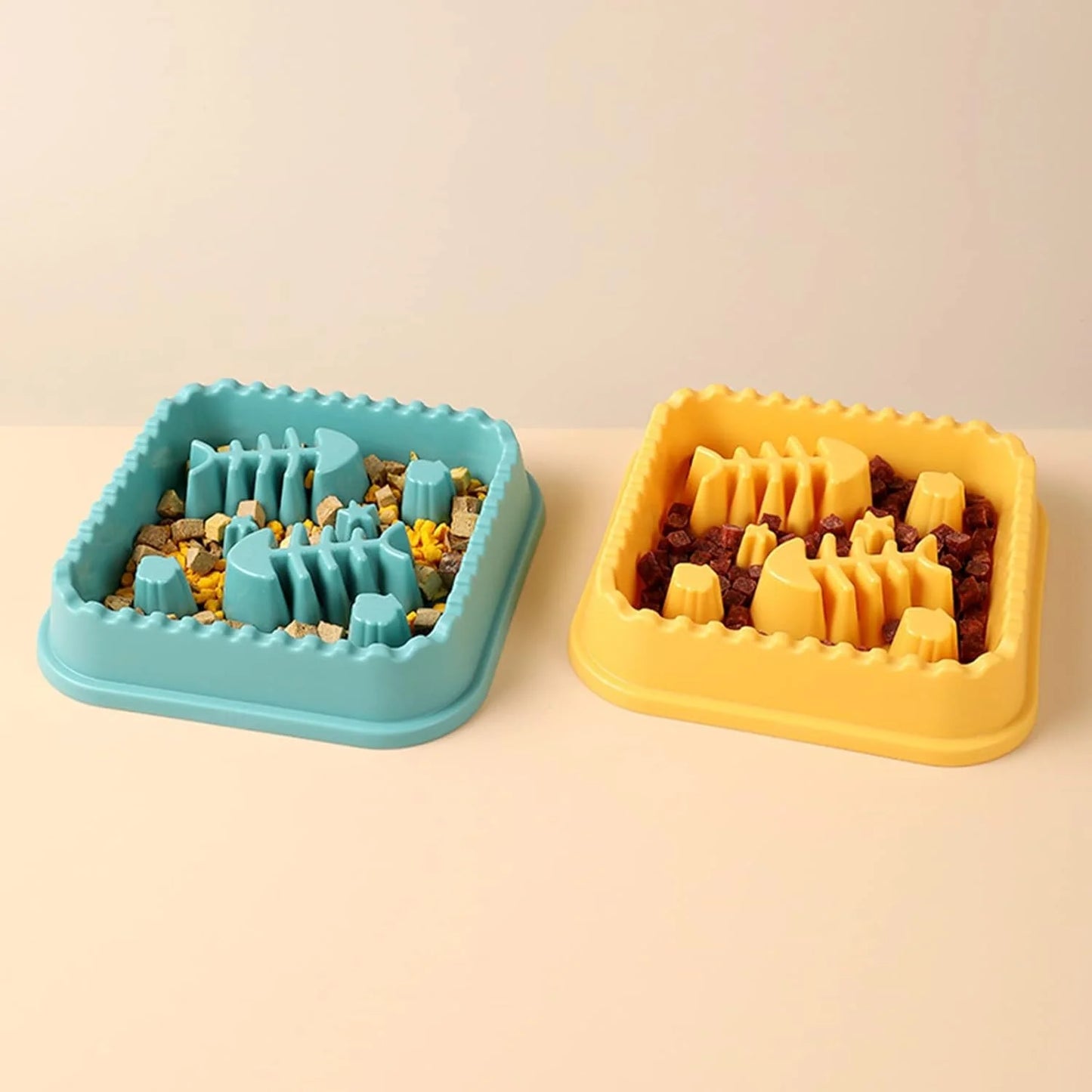 CT0195 1 Pieza Tazón De Alimentación Lenta Para Perro