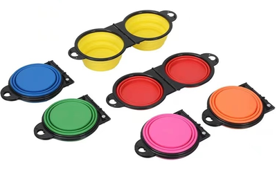 CT5833 1 Pieza De Plato Plegable Doble Para Mascota