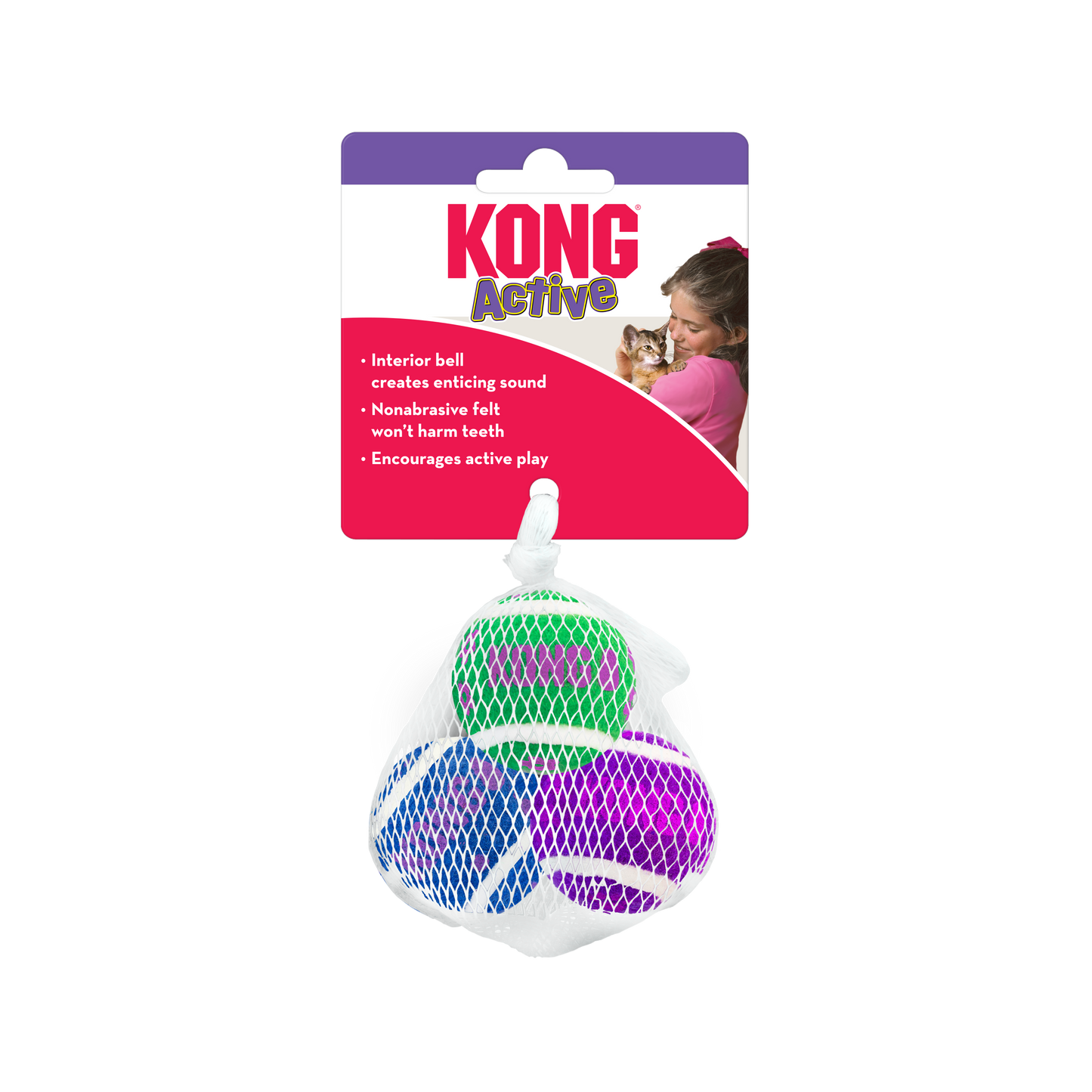 CT4066 1 Set 3 Piezas De Pelotas de Tennis Con Campanas Para Mascotas