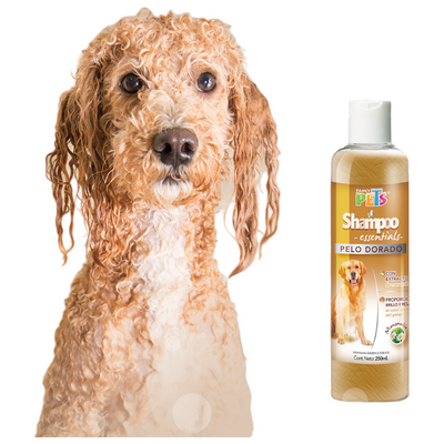 FL3962 1 Pieza Shampoo Pelo Dorado Para Perro