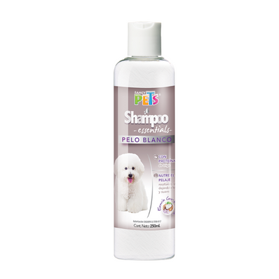 FL3963 1 Pieza Shampoo Pelo Blanco Para Perro