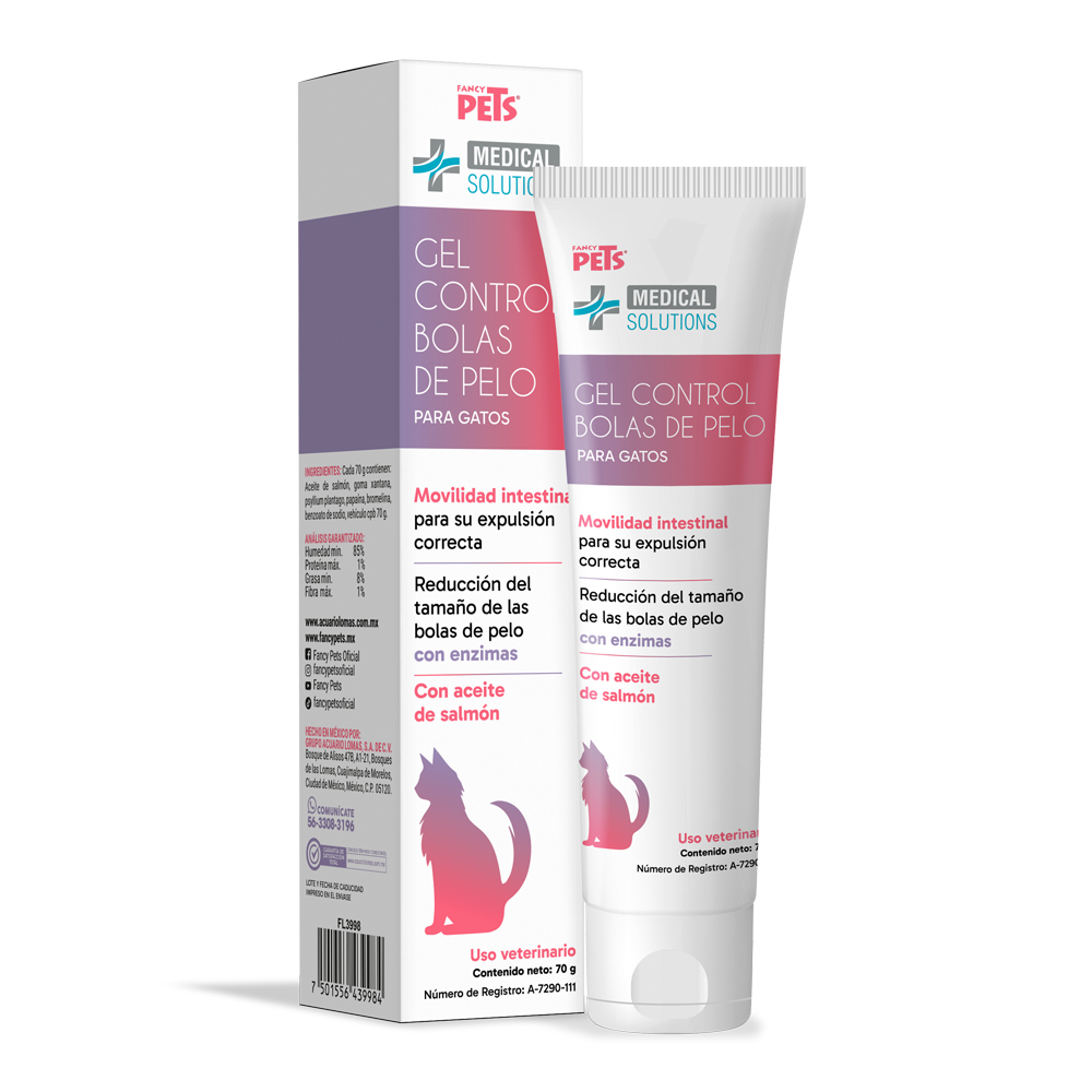 FL3998 1 Pieza de Gel Control De Bolas De Pelo Para Gato 70G