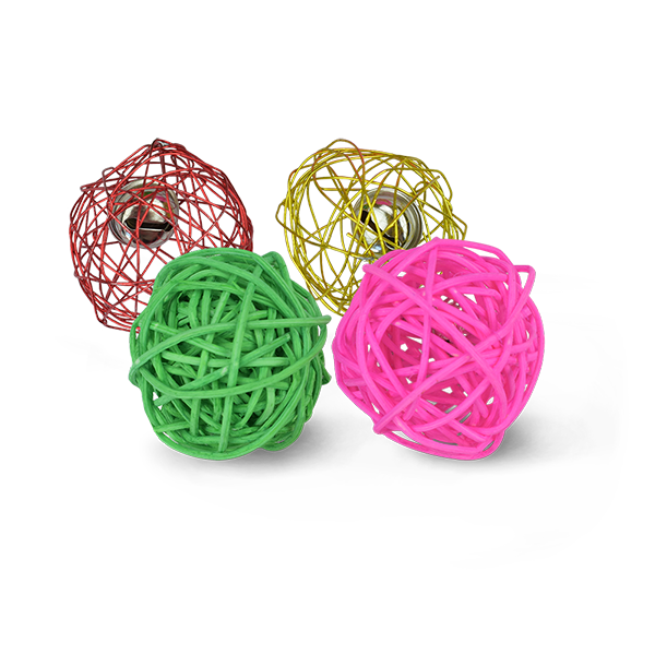 FL8256 1 Set 4 Piezas Juguete Sound Bola Con Sonido Para Mascotas