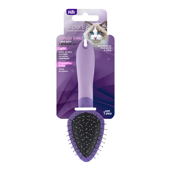 FL8330 1 Pieza de Cepillo Doble Para Gato