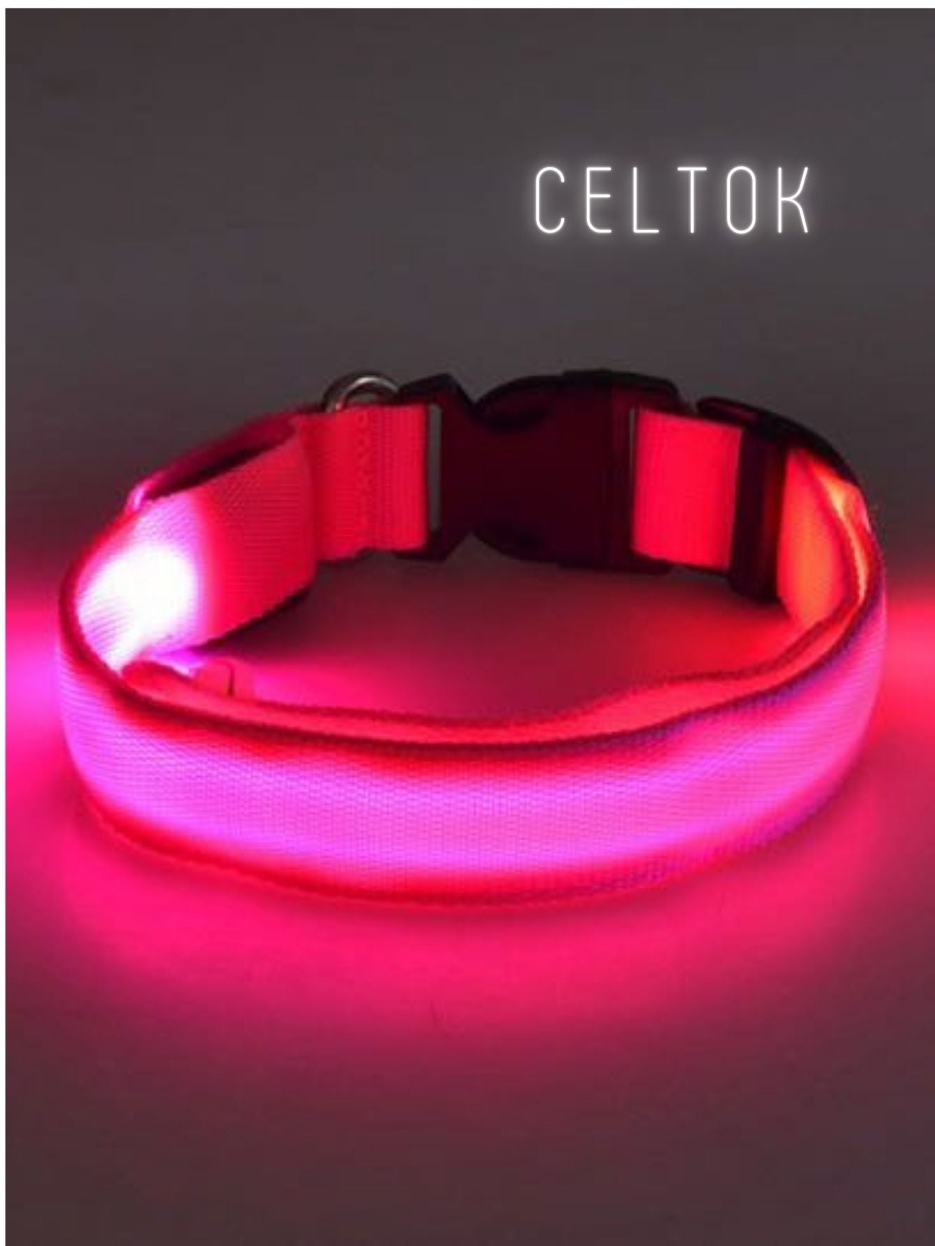 CT1804 1 Pieza De Collar De Luz LED De USB Recargable