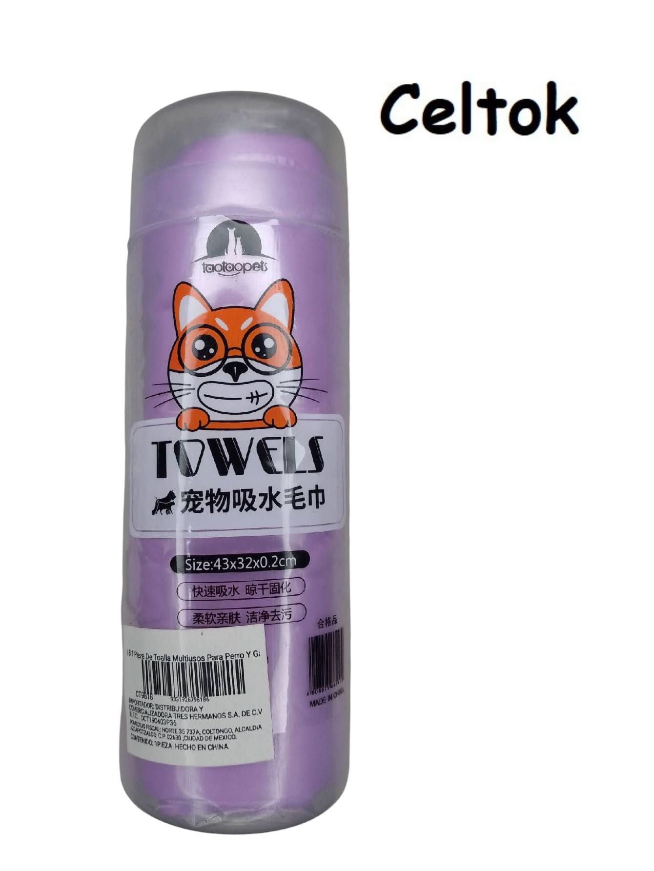 CT9818 1 Pieza De Toalla Multiusos Para Perro Y Gato Ch