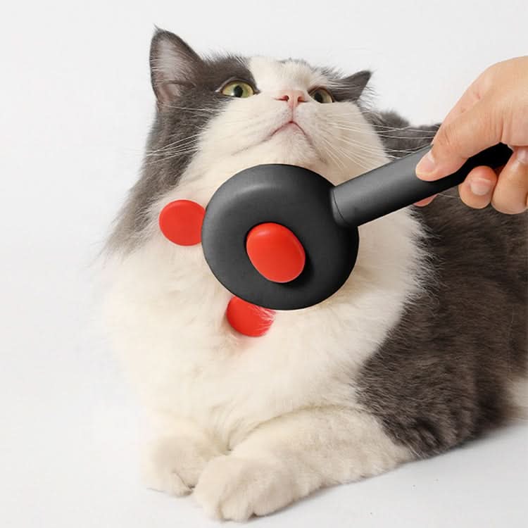 CT0087 1 Pieza De Cepillo Con Boton Para Mascota