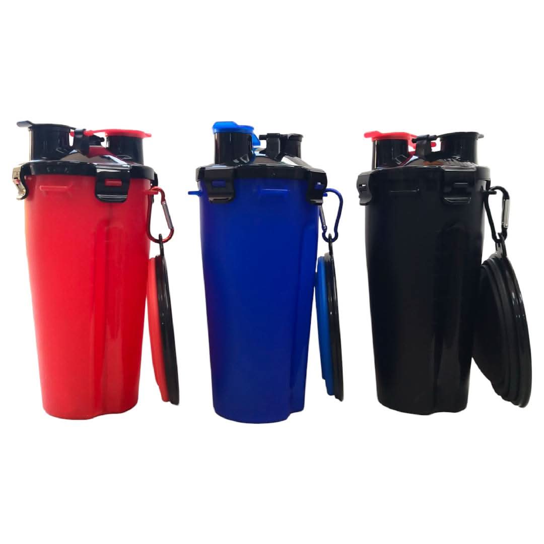CT0097 1 Pieza Vaso Para Croquetas y Agua Más Plato Plegable de Silicona