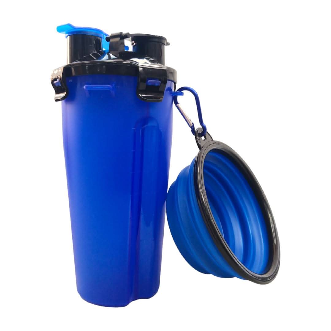 CT0097 1 Pieza Vaso Para Croquetas y Agua Más Plato Plegable de Silicona