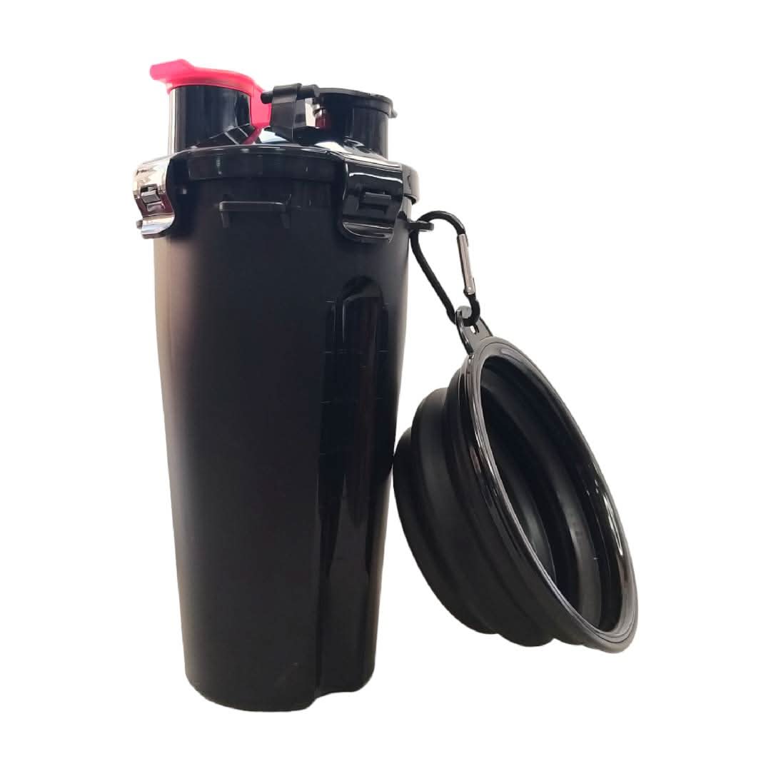 CT0097 1 Pieza Vaso Para Croquetas y Agua Más Plato Plegable de Silicona