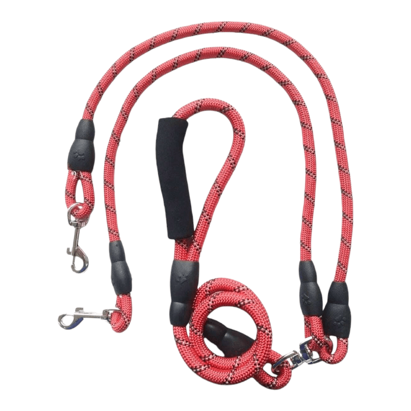 CT0105 1 Pieza De Correa Doble Para Mascota