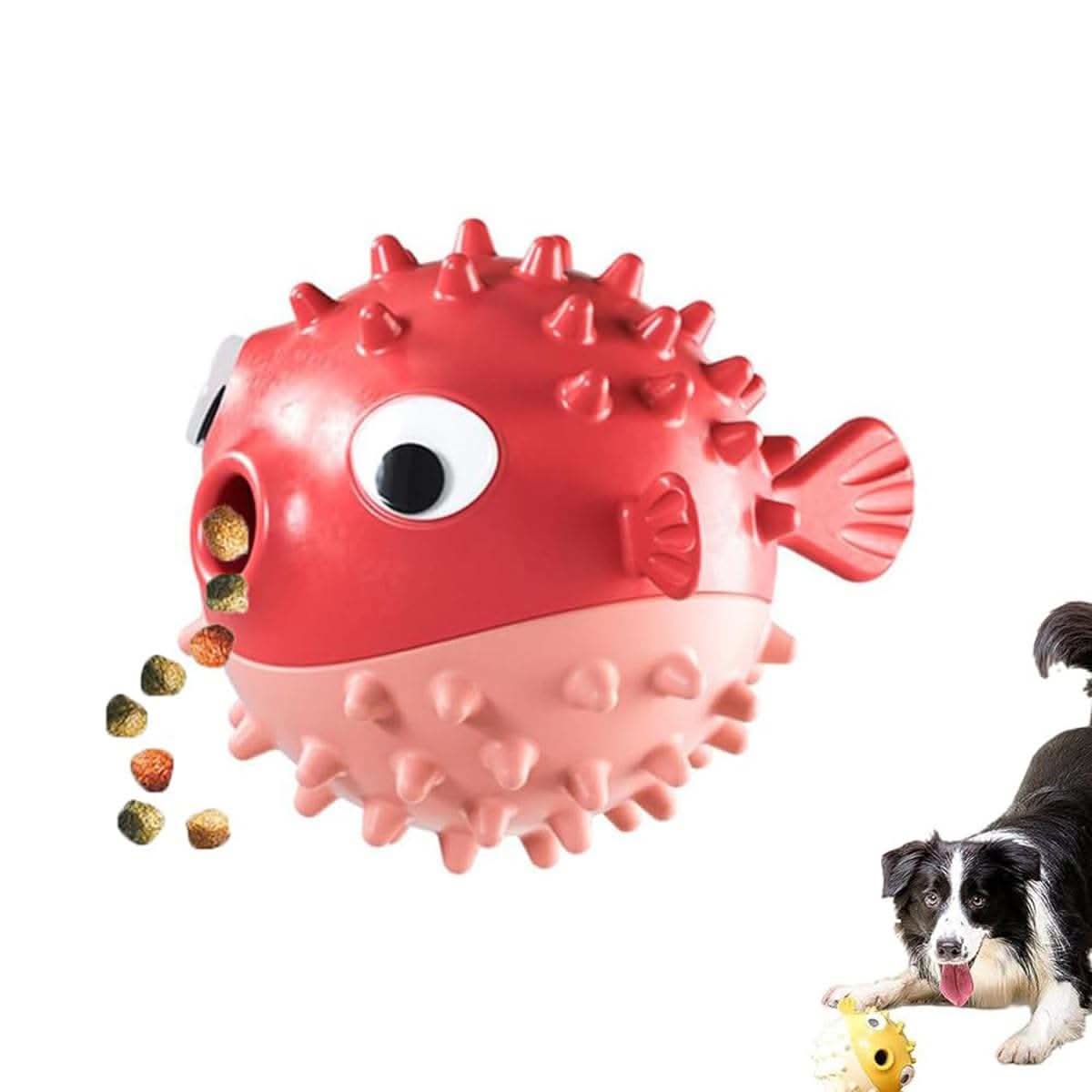 CT0117 1 Pieza De Juguete Dispensador Con diseño de Pez Para Mascota
