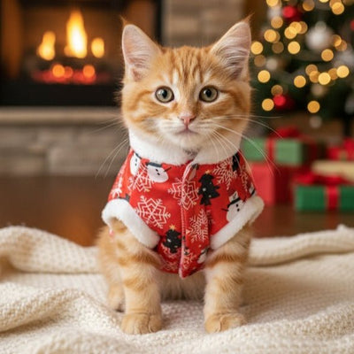 CT0759 1 Pieza De Ropa De Invierno De Navidad Para Mascota