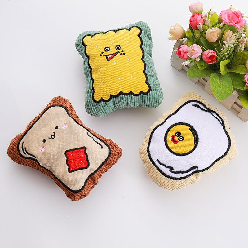 CT1079 1 Pieza De Juguete Peluche Con Diseño de Comida Para Mascota