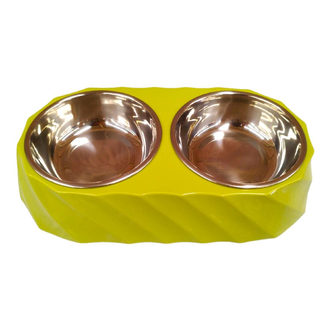 CT1566 1 Pieza De Tazon Doble Para Mascota