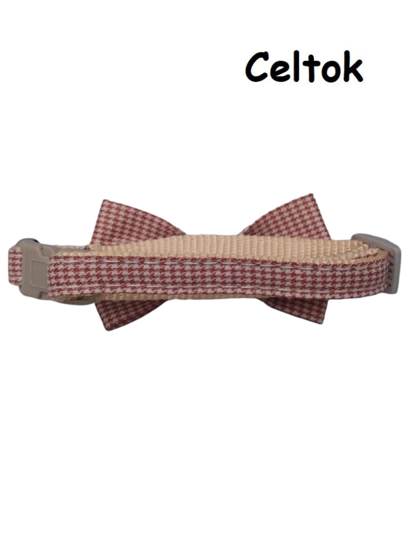 CT2146 1 Pieza Collar Para Mascota Con Diseño De Moño