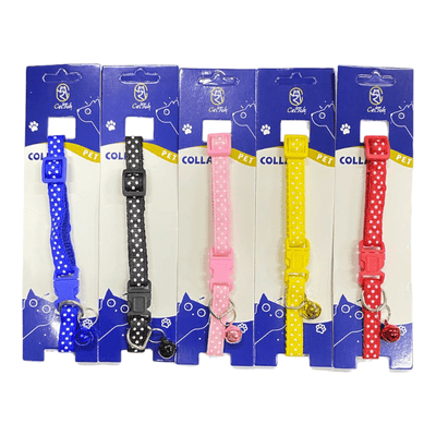 CT2536 1 Pieza De Collar Ajustable Diseño Puntos Para Mascota