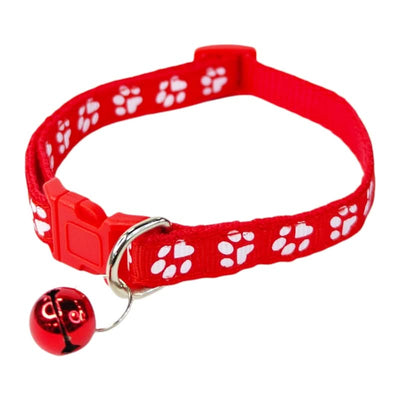 CT2567 1 Pieza De Collar Ajustable Diseño Huella Para Mascota