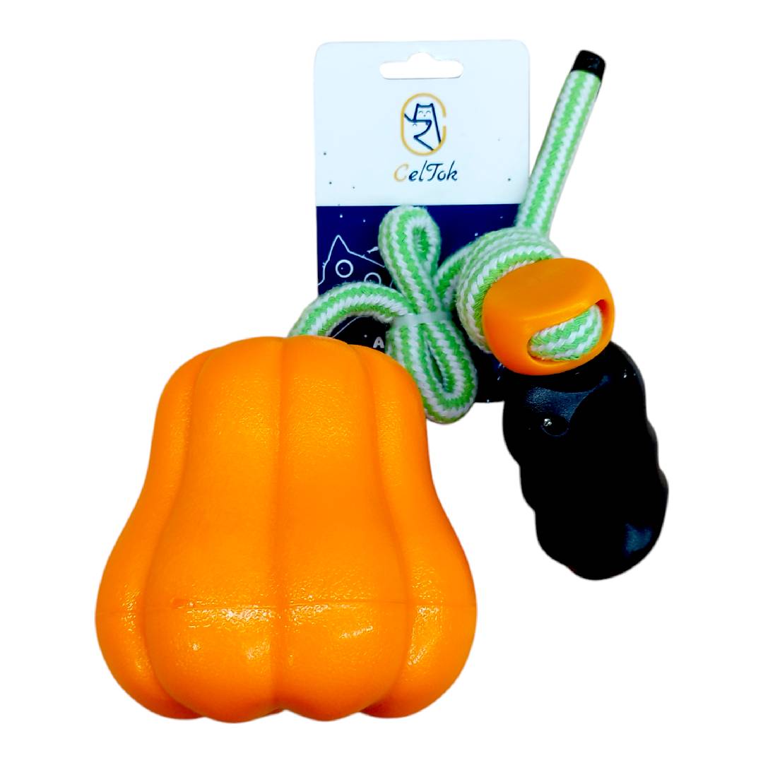 CT2906 1 Pieza De Juguete De Cuerda Diseño Calabaza Para Mascota