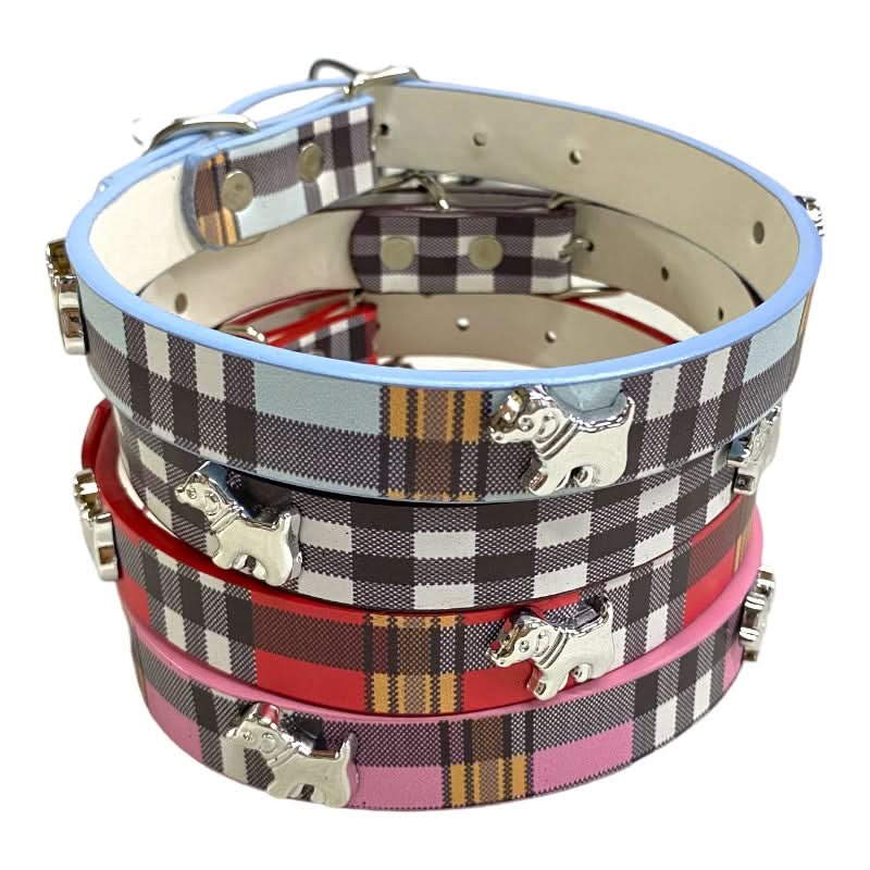 CT5247 1 Pieza De Collar Diseño Cuadros Para Mascota