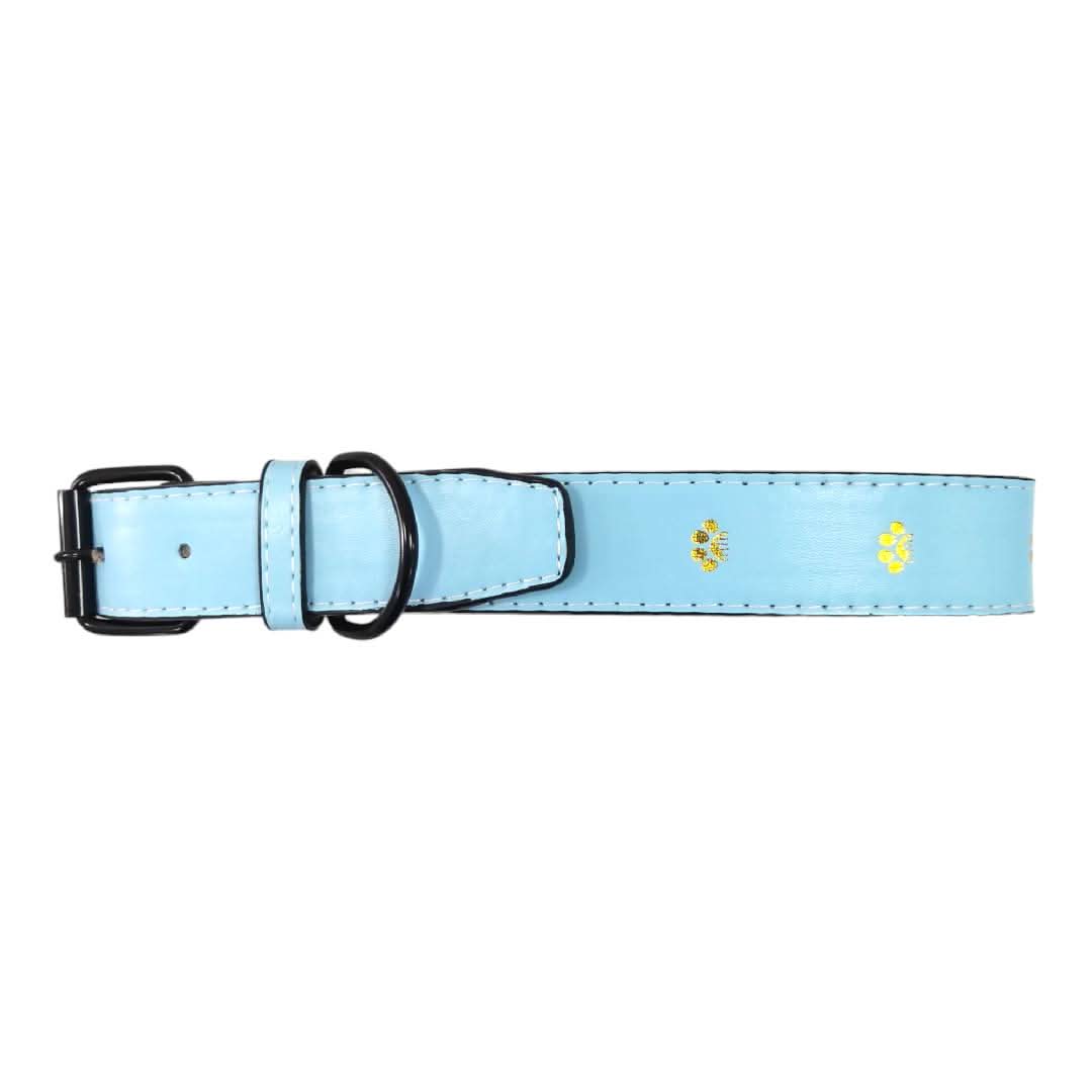 CT5681 1 Pieza De Collar Diseño Huella Dorada Para Mascota