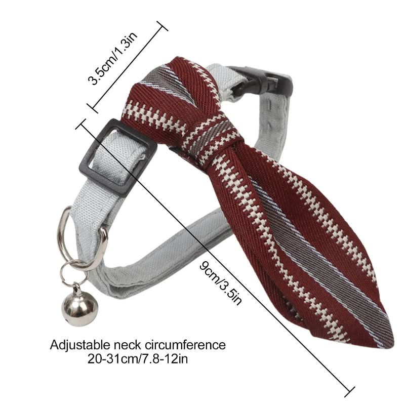 CT7219 1 Pieza De Collar Diseño De Corbata Para Mascota