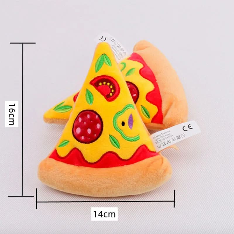 CT7261 1 Pieza De Juguete De Peluche Con Diseño De Pizza Para Mascota