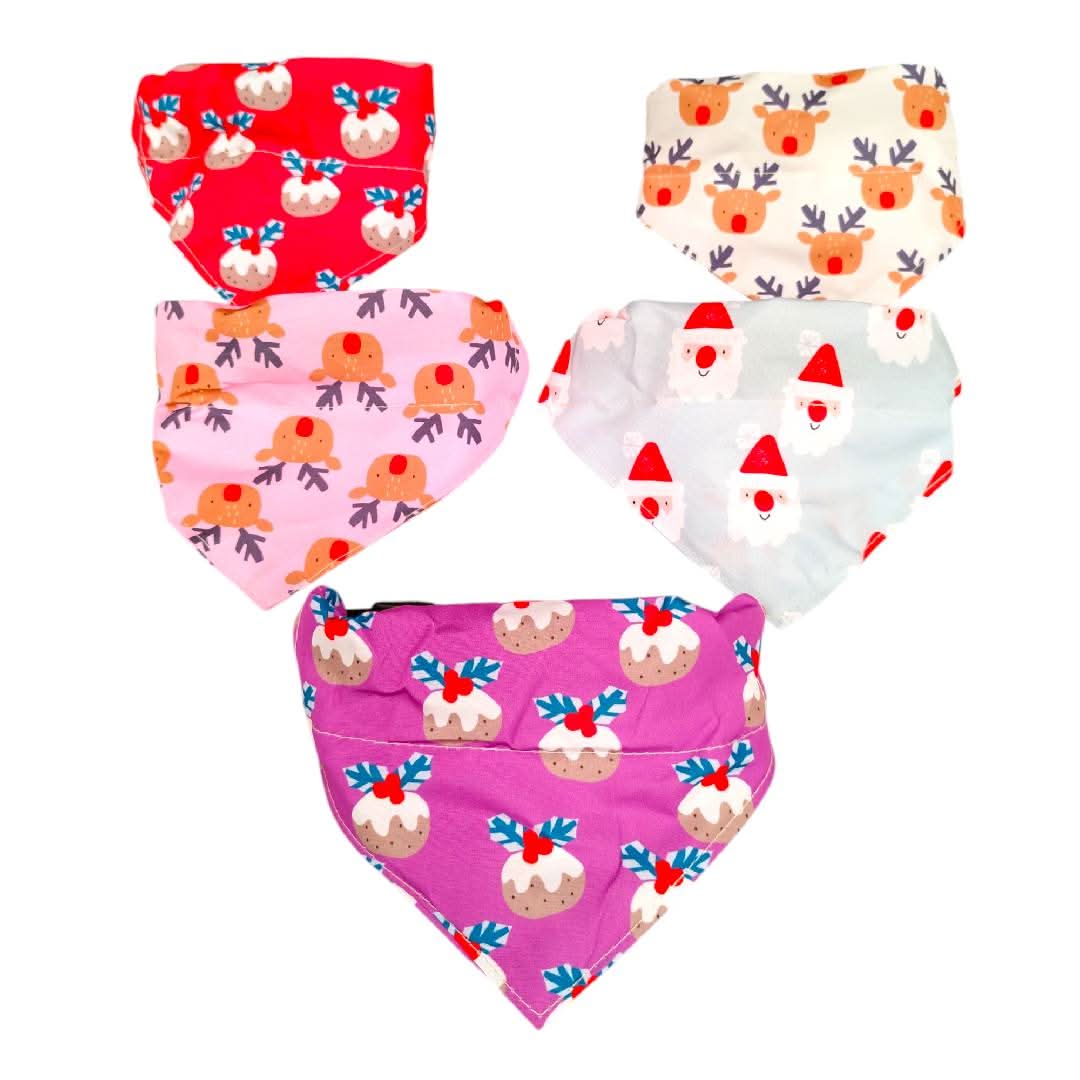 CT7585 1 Pieza De Paliacate Con Diseño De Navidad Para Mascotas