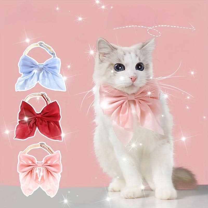 CT8477 1 Pieza De Collar Con Diseño De Moño Para Mascota