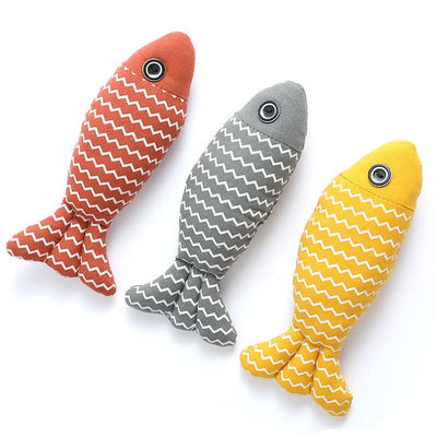 CT9666 1 Pieza De Juguete De Peluche Con Diseño De Pez Para Mascota