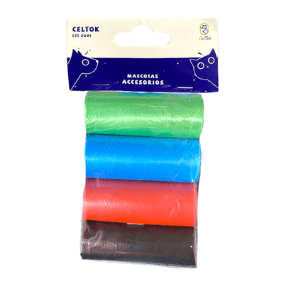 CT9763 1 Pack 4 Piezas De Rollos De Bolsa De Basura Para Mascota