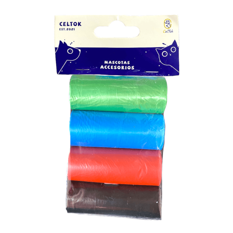 CT9763 4 Rollos Bolsas De Basura Para Mascota
