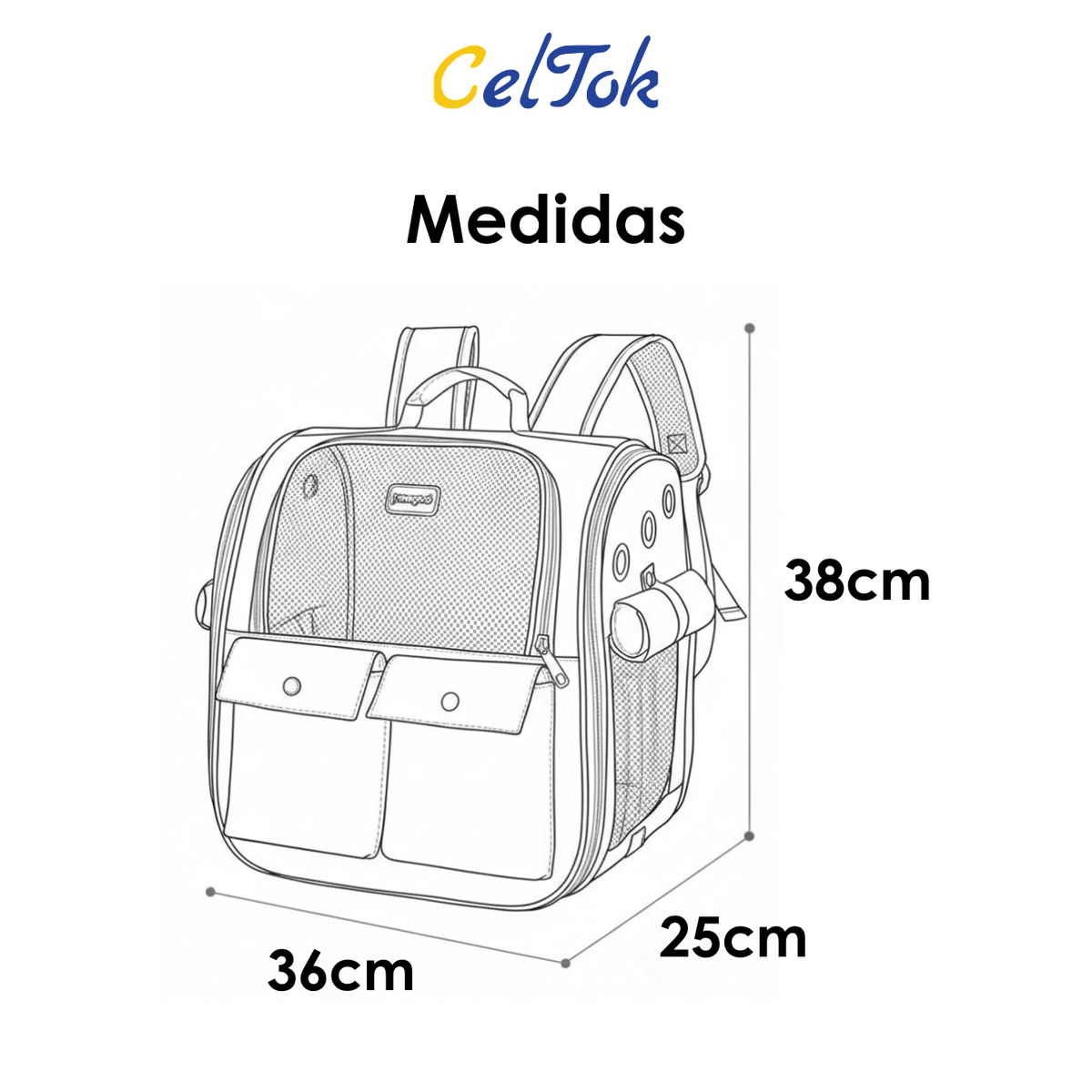 CT9795 1 Pieza De Transportadora Para Mascota