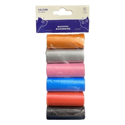 CT9824 1 Pack 6 Piezas De Rollos De Bolsa De Basura Para Mascota