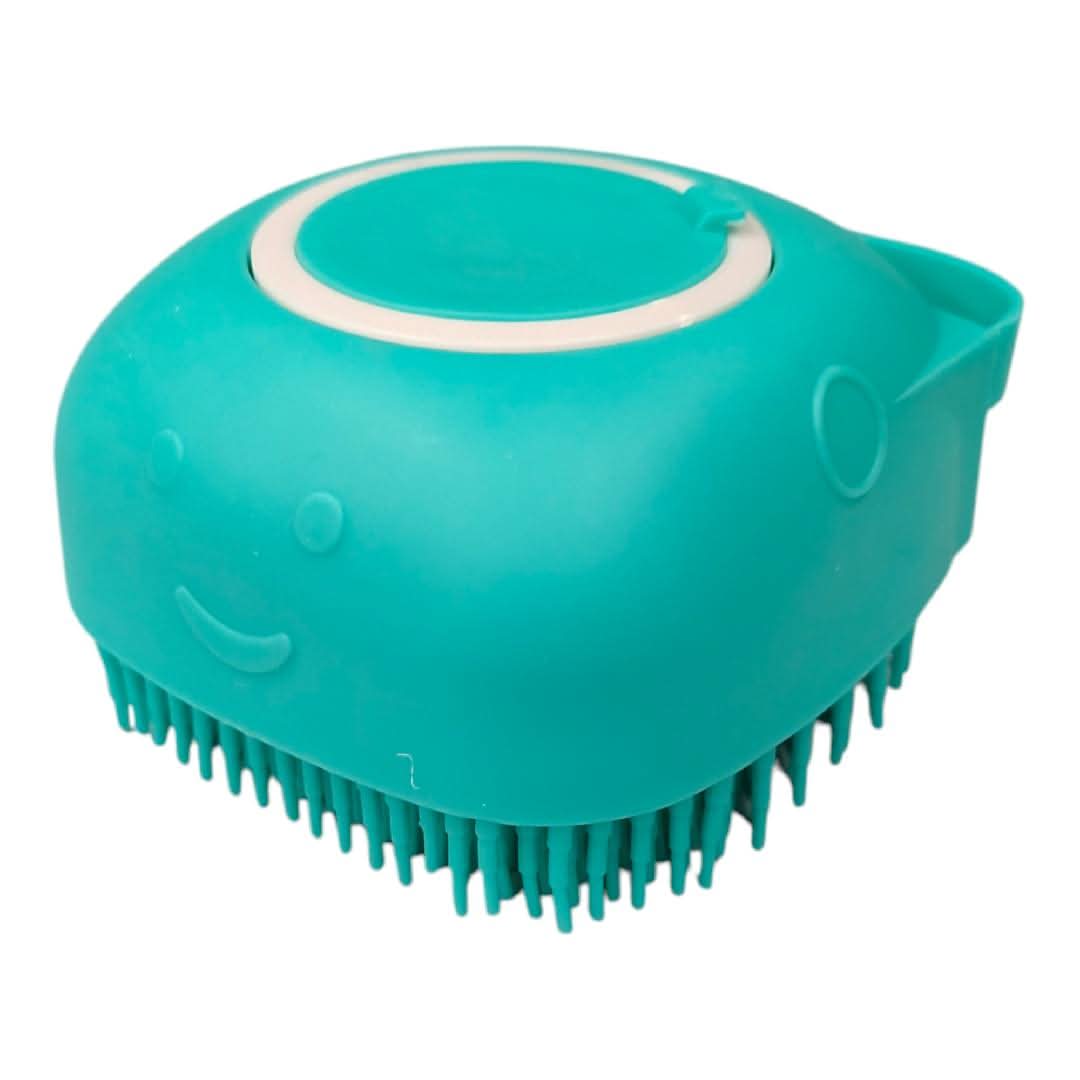 CT9831 1 Pieza Cepillo Para Baño De Mascota Con Deposito Para Jabón