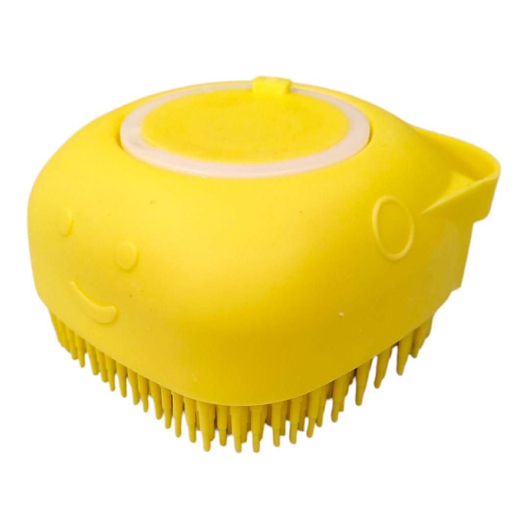 CT9831 1 Pieza Cepillo Para Baño De Mascota Con Deposito Para Jabón