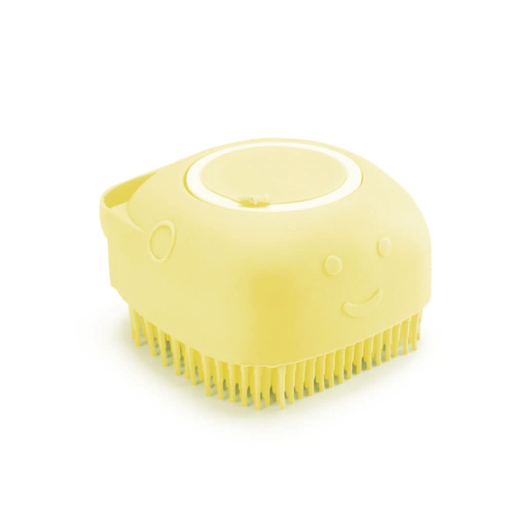 CT9831 1 Pieza Cepillo Para Baño De Mascota Con Deposito Para Jabón