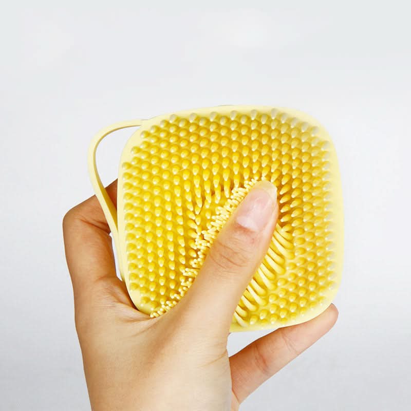 CT9831 1 Pieza Cepillo Para Baño De Mascota Con Deposito Para Jabón
