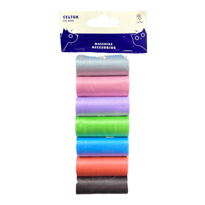 CT9855 1 Pack 7 Piezas De Rollos De Bolsa De Basura Para Mascota