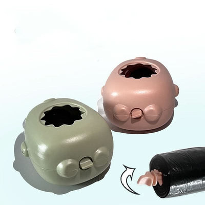 CT9890 1 Pieza Dispensador De Rollo De Bolsa De Basura Diseño "Osito" Para Mascota