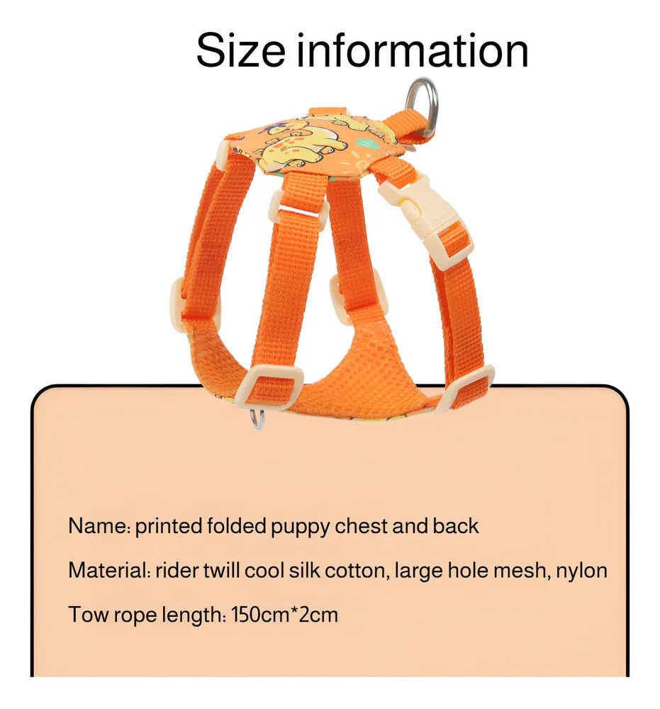 CT9927 1 Pieza De Pechera Con Correa Para Mascota