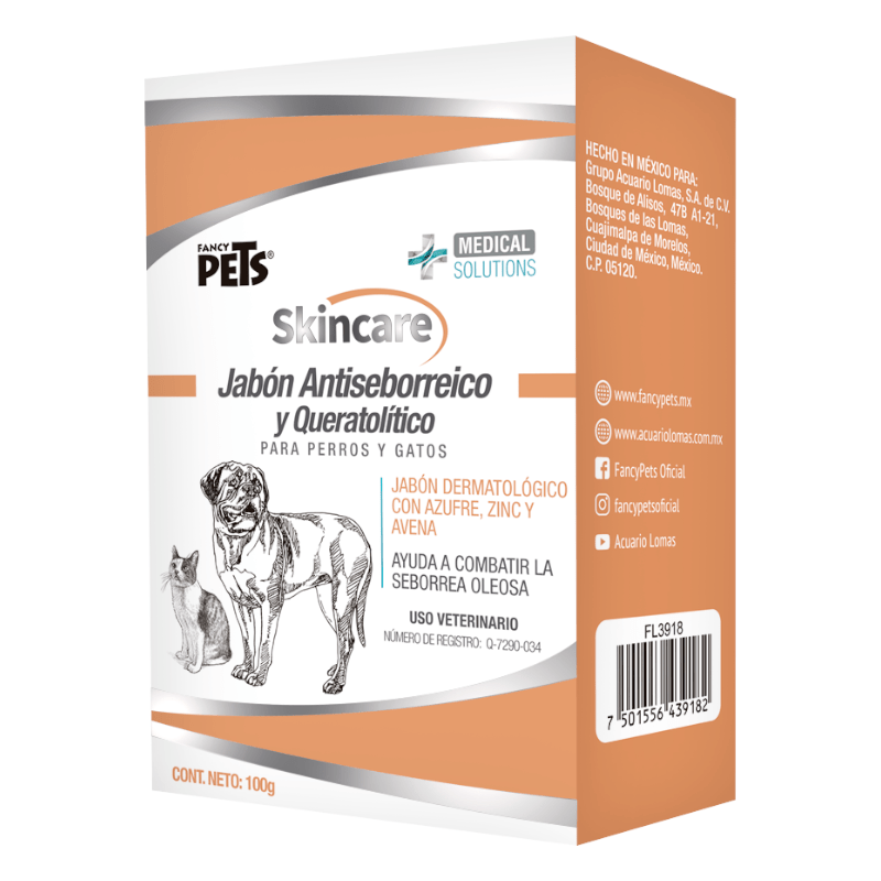 FL3918 1 Pieza De Jabon Antiseborreico y Queratolitico Para Mascota