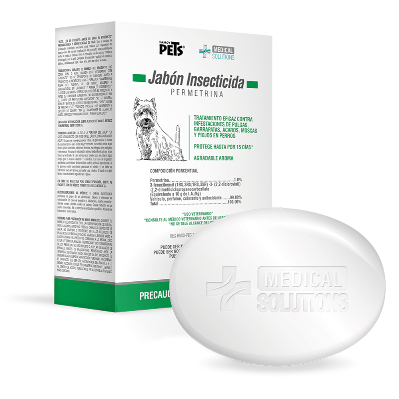 FL3943 1 Pieza Jabón Insecticida Para Mascota