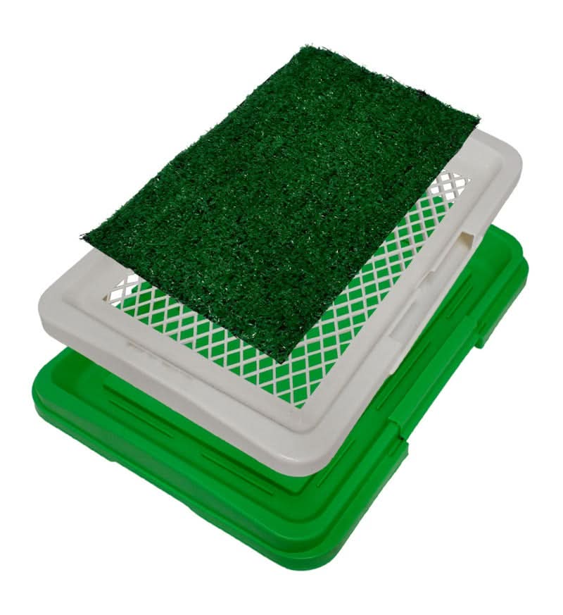 CT9983 1 Pieza Tapete Entrenador Con Cesped Sintetico Para Mascotas