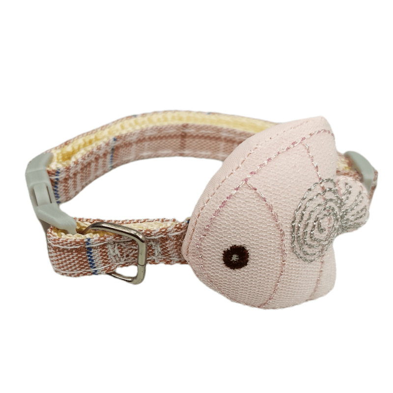 CT2153 1 Pieza Collar Para Mascota Con Diseño De Pez