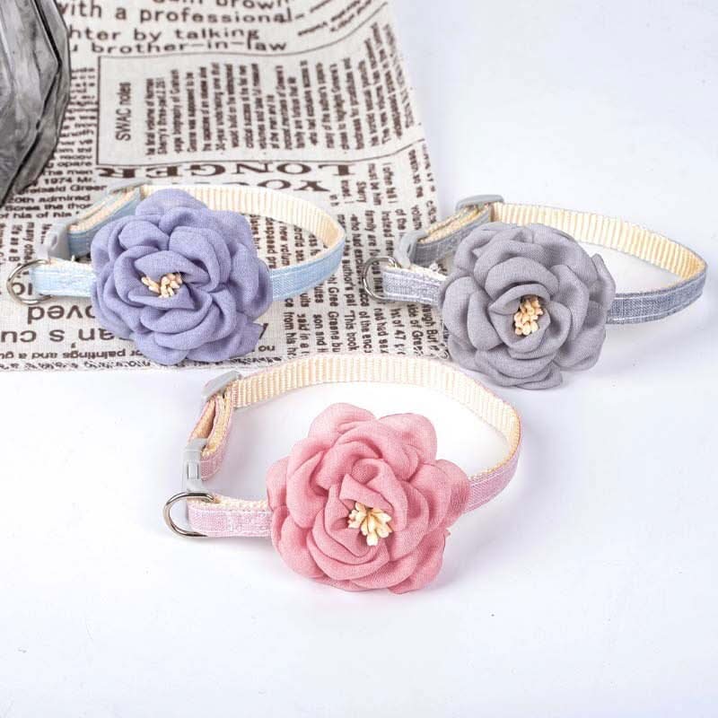 CT2177 1 Pieza Collar Para Mascota Con Diseño De Flor