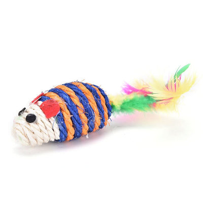 CT2245 1 Pieza Juguete Rascador Para Gato En Forma De Ratón
