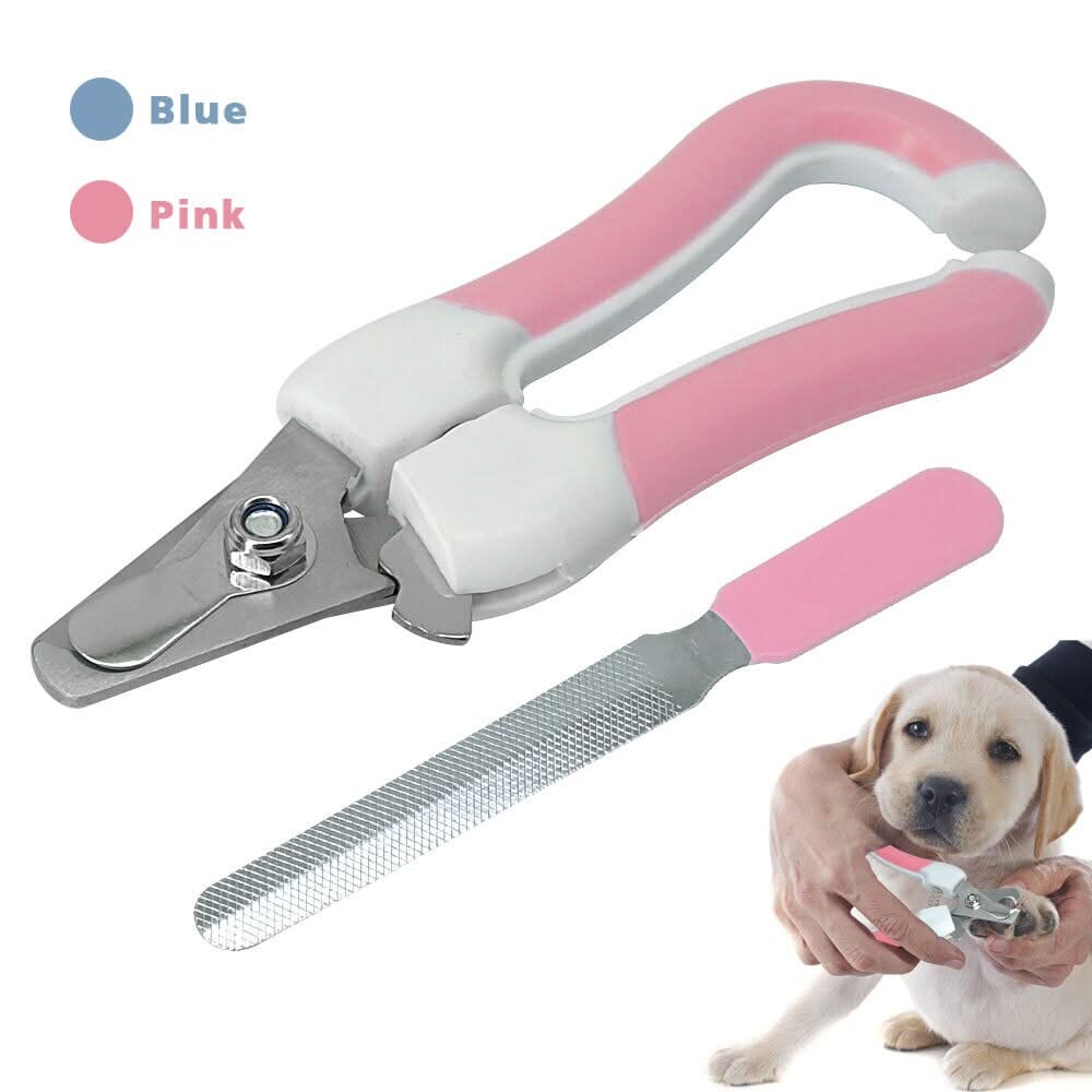 CT2368 1 Pieza Cortador De Uñas Y 1 Pieza De Lima Para Mascotas