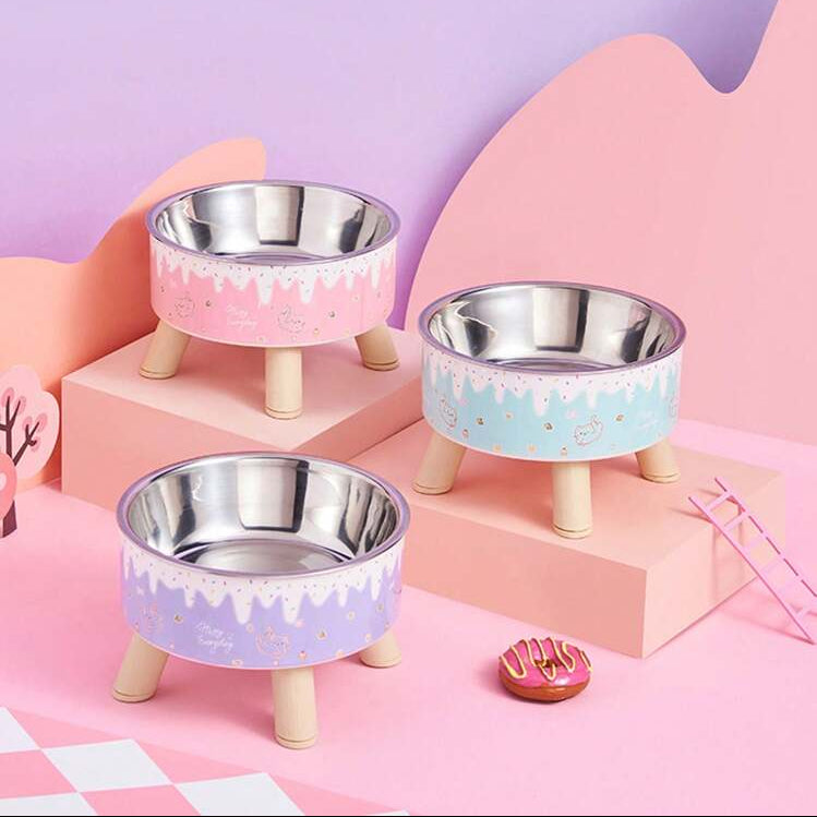 CT0152  1 Pieza De Tazón Elevado Para Mascota